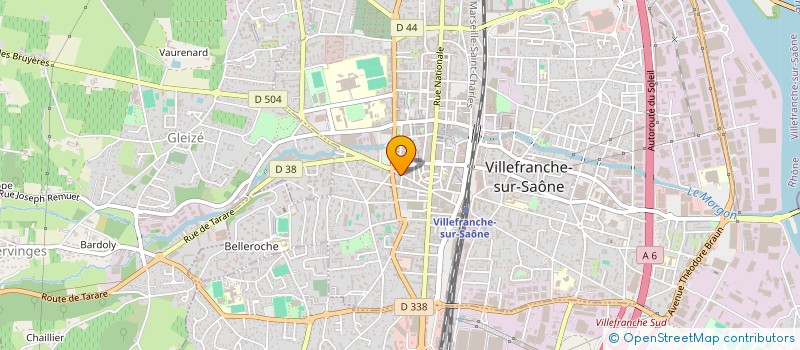 localisation de l'entreprise L'EPICURIEN à VILLEFRANCHE-SUR-SAONE