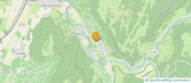 localisation de l'entreprise L'EPICURIENNE  NEVY-SUR-SEILLE