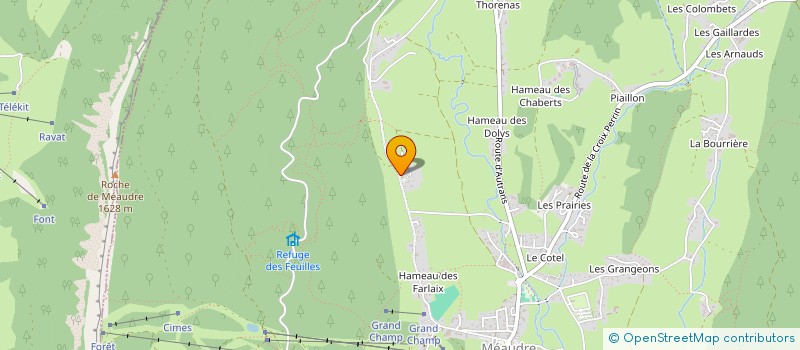 localisation de l'entreprise L'EPICURIEUX  AUTRANS-MEAUDRE EN VERCORS