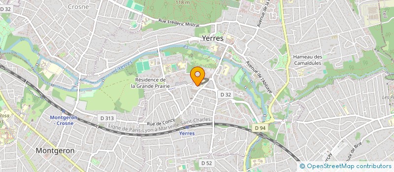 localisation de l'entreprise L'EPICYERRES ASSOCIATION DE GESTION DE L'EPICERIE SOLIDAIRE DE YERRES à YERRES