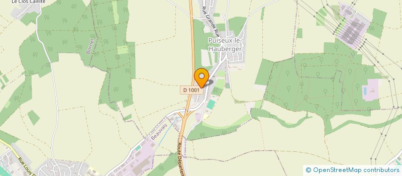 localisation de l'entreprise L'EPIDAURE  PUISEUX-LE-HAUBERGER