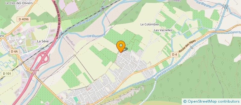 localisation de l'entreprise L'EPIDAURE à LES MEES