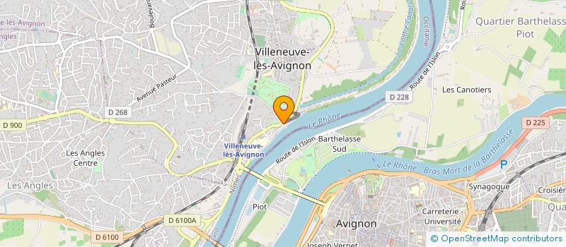 localisation de l'entreprise L EPIDERME  VILLENEUVE-LES-AVIGNON