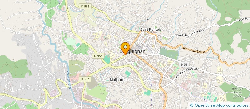 localisation de l'entreprise L'EPIDERME ATOUT CUIR à DRAGUIGNAN