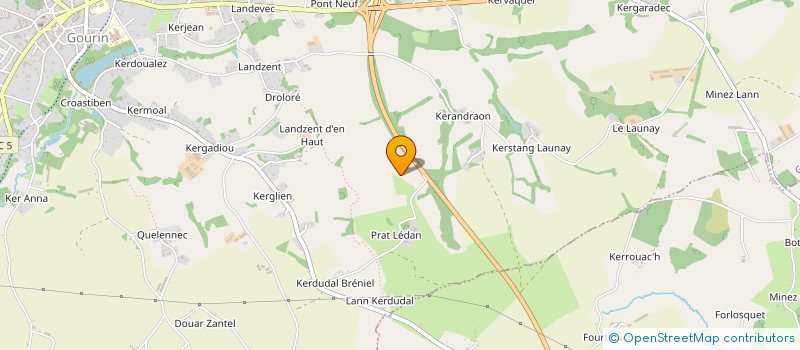 localisation de l'entreprise L'EPILLET DANS L'HERBE  GOURIN