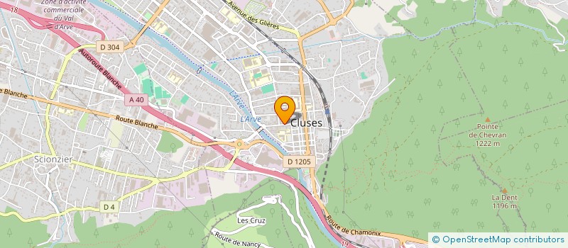 localisation de l'entreprise L'EPILOBE  LA ROCHE-SUR-FORON