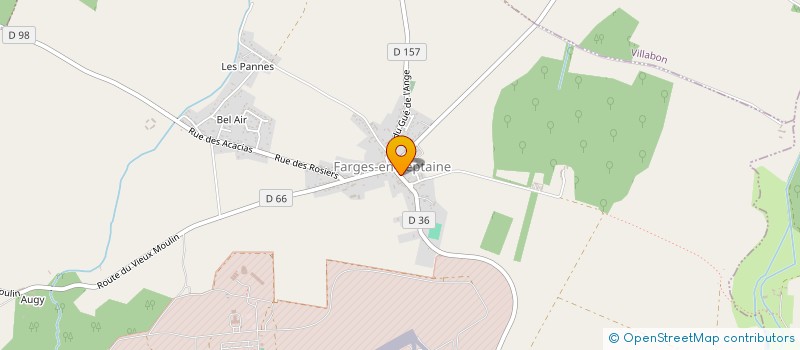 localisation de l'entreprise L'EPINETTE  FARGES-EN-SEPTAINE