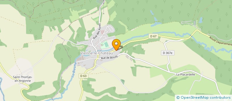 localisation de l'entreprise L'EPINETTE DE SAINT JEAN  VIENNE-LE-CHATEAU