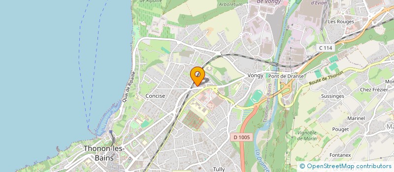 localisation de l'entreprise L' EPINEUX à THONON-LES-BAINS