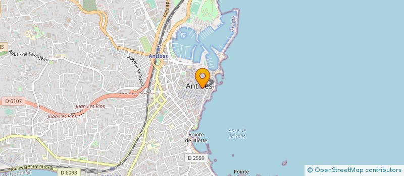 localisation de l'entreprise L'EPINGLE A LINGE à ANTIBES