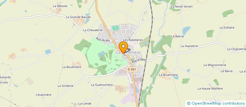 localisation de l'entreprise L'EPINOCHE COSSEENNE  CHEMILLE-EN-ANJOU