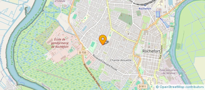 localisation de l'entreprise L'EPITHE'ATRE  ROCHEFORT