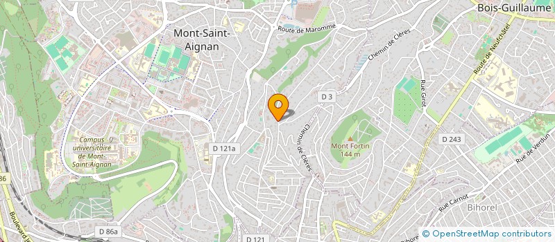 localisation de l'entreprise L'EPITOGE  MONT-SAINT-AIGNAN