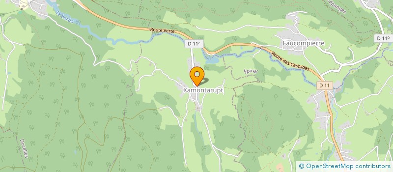 localisation de l'entreprise L'EPIXERIE DE XAMONTARUPT  XAMONTARUPT