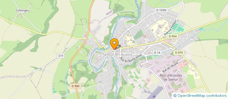 localisation de l'entreprise L'EPOPEE  SEMUR-EN-AUXOIS