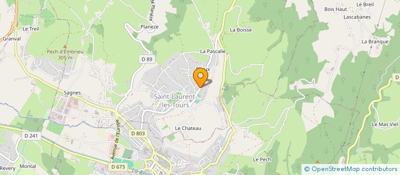 localisation de l'entreprise L'EPOPEE 4L VE  SAINT-LAURENT-LES-TOURS