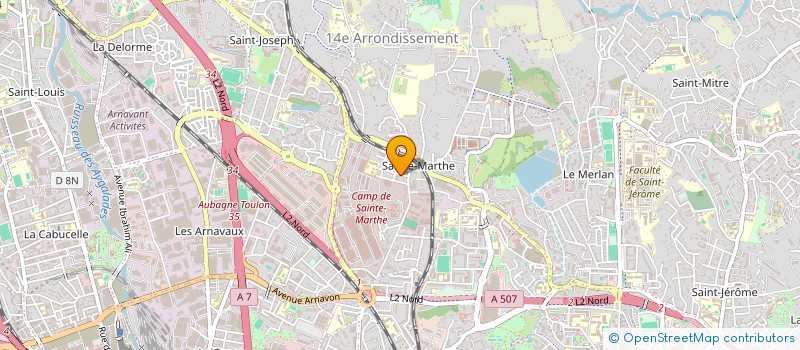 localisation de l'entreprise L'EPOPEE FACTORY à MARSEILLE