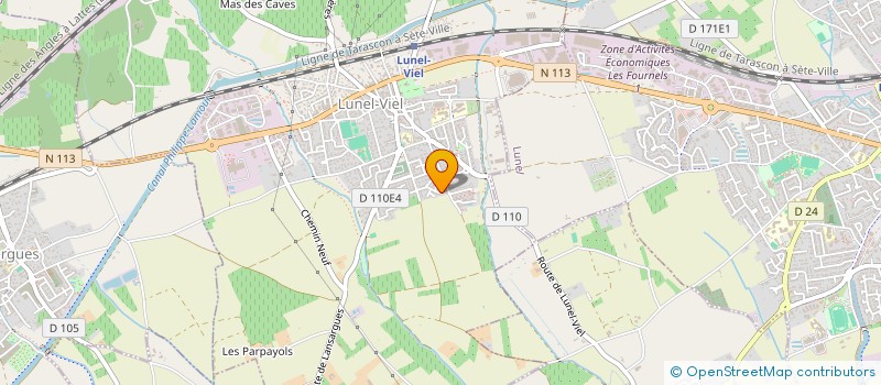 localisation de l'entreprise L'EPOPEE POP  LANSARGUES