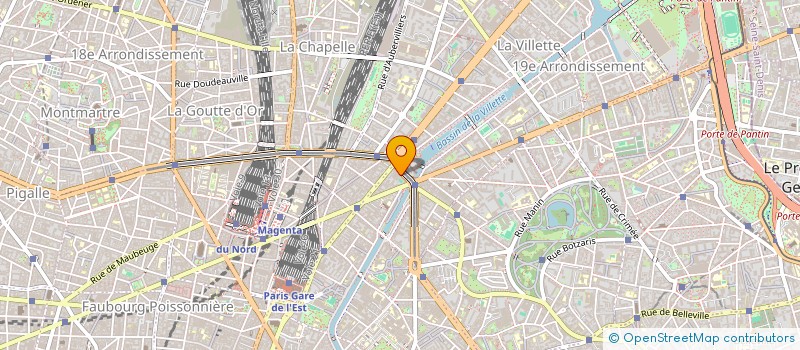 localisation de l'entreprise L'EPOQUE JAURES  PARIS