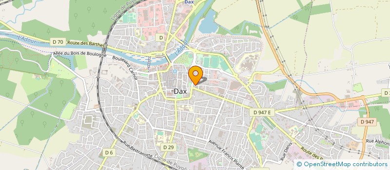 localisation de l'entreprise L EPSYLONE à DAX