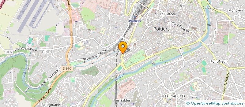 localisation de l'entreprise L'EQUATORIAL SAUNA POITIERS à POITIERS