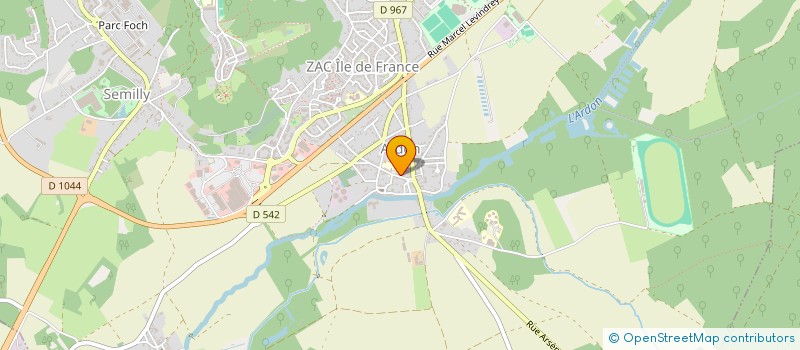 localisation de l'entreprise L'EQUERRE à LAON