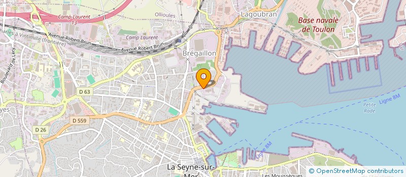 localisation de l'entreprise L'EQUERRE 83  LA SEYNE-SUR-MER