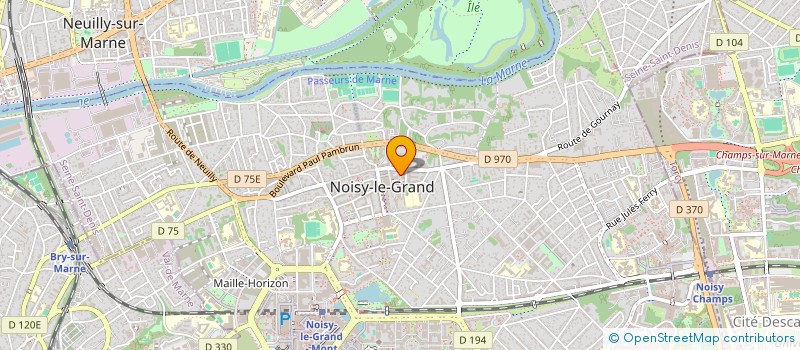 localisation de l'entreprise L EQUERRE BLEUE à NOISY-LE-GRAND