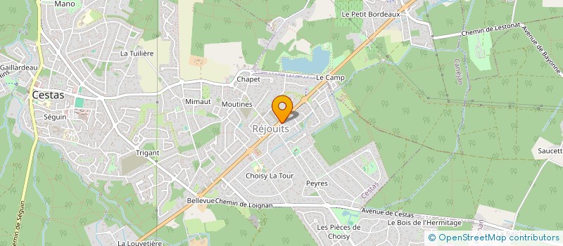 localisation de l'entreprise L'EQUERRE BUISSONNIERE à CESTAS