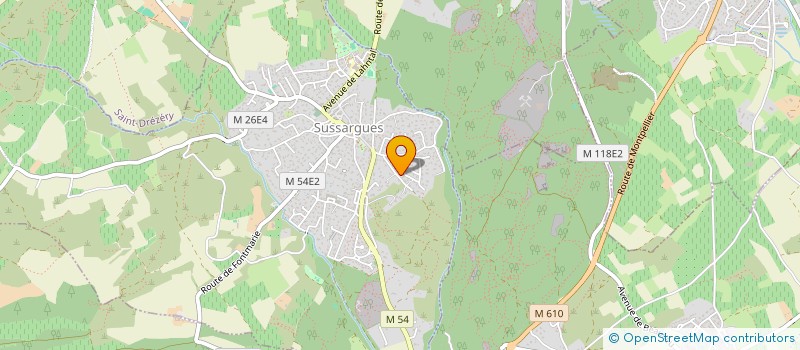 localisation de l'entreprise L'EQUILIBRE à SUSSARGUES