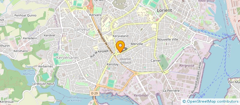 localisation de l'entreprise L.EQUILIBRE  LORIENT