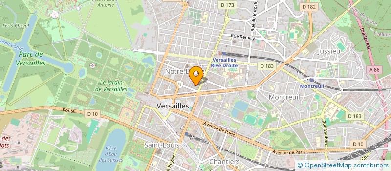 localisation de l'entreprise L'EQUILIBRE BAR à VERSAILLES