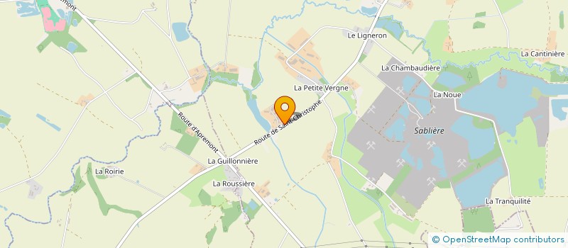 localisation de l'entreprise L' EQUINOXE à SAINT-CHRISTOPHE-DU-LIGNERON