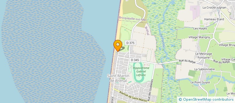 localisation de l'entreprise L'EQUINOXE  BREHAL