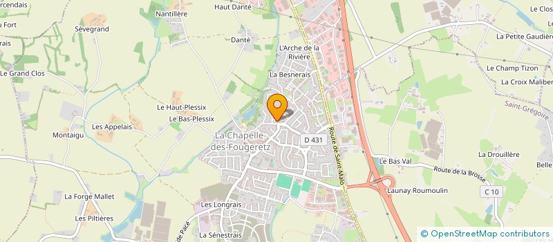 localisation de l'entreprise L EQUIPAGE DU MATELON  LA CHAPELLE-DES-FOUGERETZ