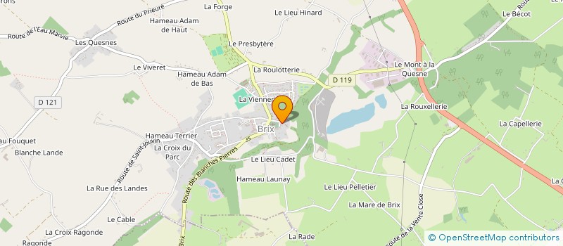 localisation de l'entreprise L'EQUIPAIX DU COTENTIN - L'ASSOCIATION  BRIX