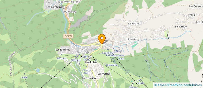 localisation de l'entreprise L'EQUIPE à LA CLUSAZ