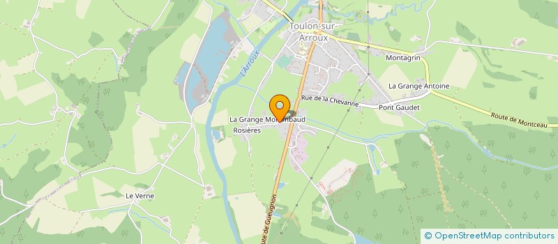 localisation de l'entreprise L'EQUIPE à TOULON-SUR-ARROUX