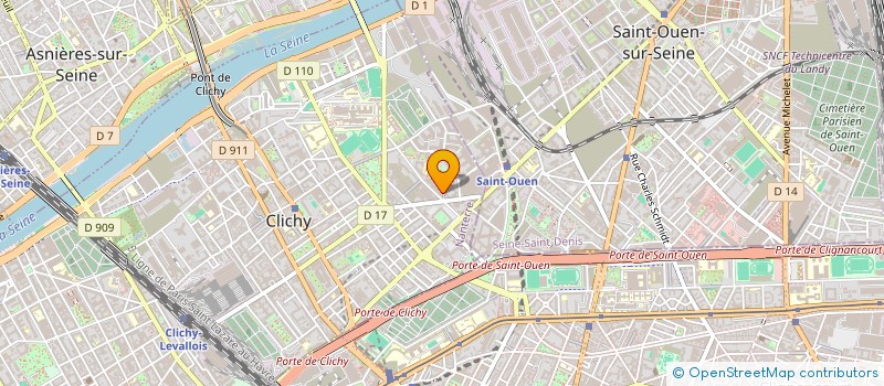 localisation de l'entreprise L'EQUIPE à CLICHY