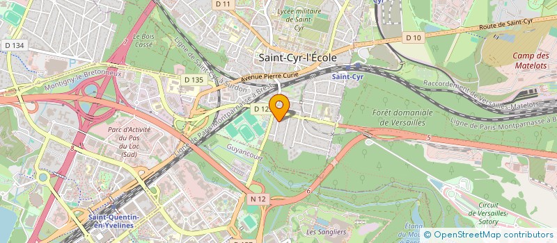 localisation de l'entreprise L'EQUIPE A BRIGITTE à SAINT-CYR-L'ECOLE