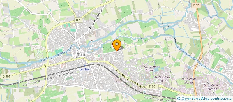 localisation de l'entreprise L'EQUIPE A JOJO  LE THOR