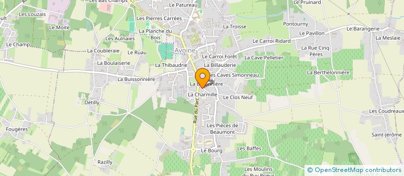 localisation de l'entreprise L'EQUIPE B  BEAUMONT-EN-VERON
