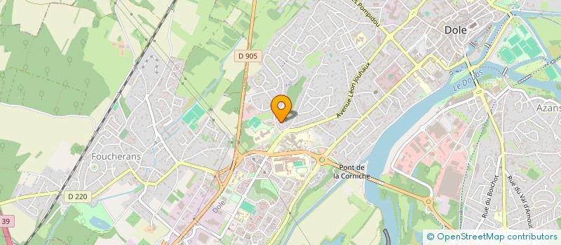 localisation de l'entreprise L'EQUIPE DELVALUS à DOLE