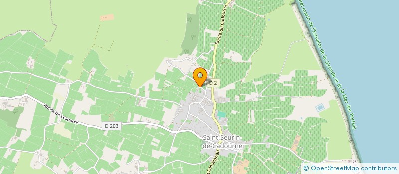 localisation de l'entreprise L'EQUIPE DES VIGNES  SAINT-SEURIN-DE-CADOURNE