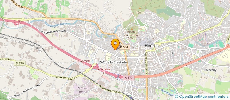 localisation de l'entreprise L'EQUIPE DIVE.EXPLO 360 à HYERES