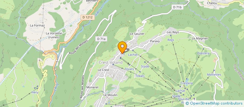 localisation de l'entreprise L'EQUIPE DU 4 PAR 4  CREST-VOLAND