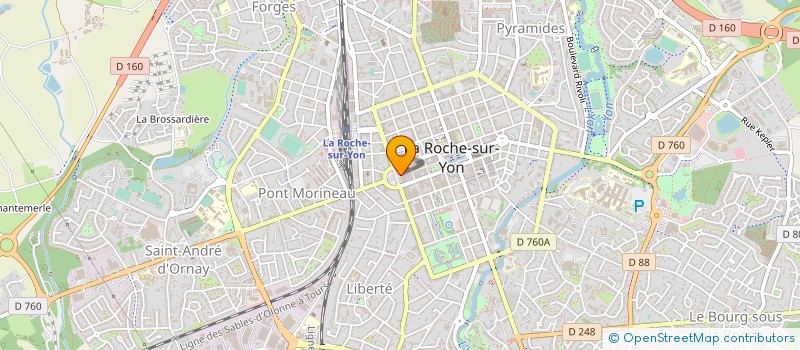 localisation de l'entreprise L'EQUIPE DU CLEM à LA ROCHE-SUR-YON
