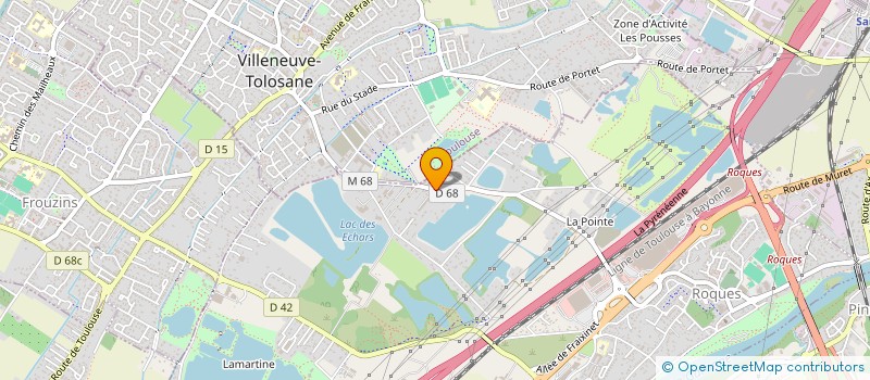 localisation de l'entreprise L'EQUIPE GC 18 à ROQUES