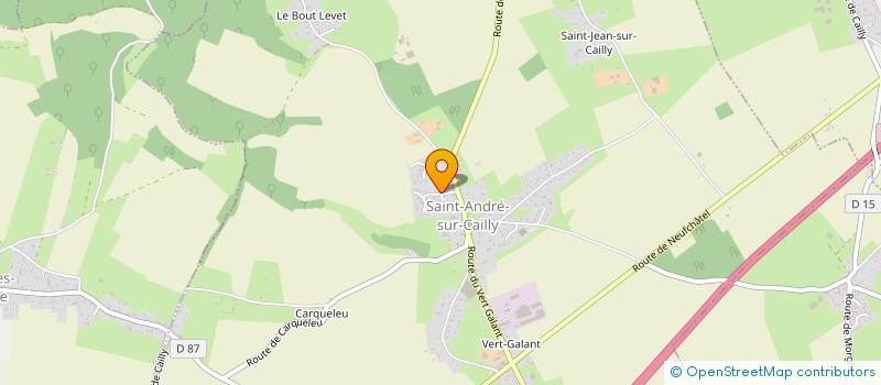 localisation de l'entreprise L EQUIPEMENT FRANCAIS D INCENDIE à SAINT-ANDRE-SUR-CAILLY