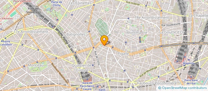 localisation de l'entreprise L'EQUIPEMENT MECANOGRAPHIQUE  PARIS